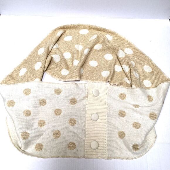 NWT Mud Pie convertible polkadot scarf OS - Picture 1 of 7